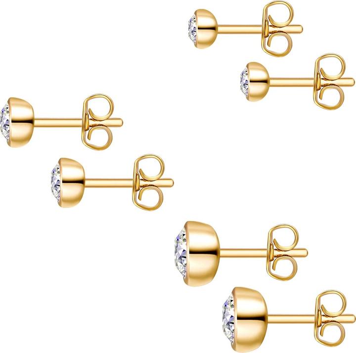 Produktbild Rafaela Donata Damen Sterling Silber verziert mit Kristallen von Swarovski® gelbgold - 12520 (Sterling Silber)