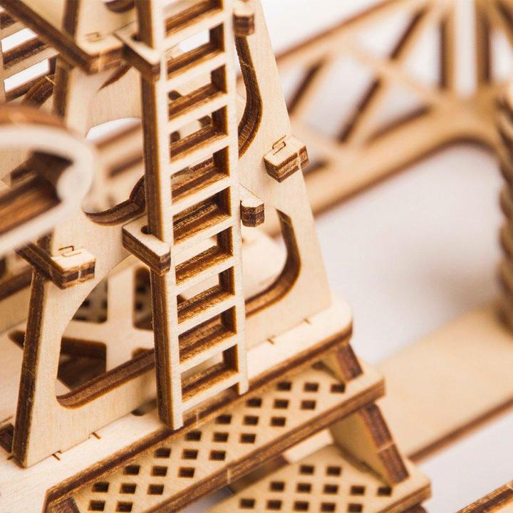 Image du produit Wood Trick Installation d'extraction de pétrole - Foreuse à pétrole - Kit de construction en bois 3D