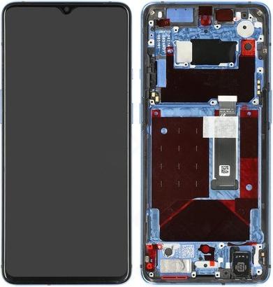 Actual product image OnePlus LCD + Touch + Frame for HD1901, HD1903 7T - glacier blue (OnePlus 7T)