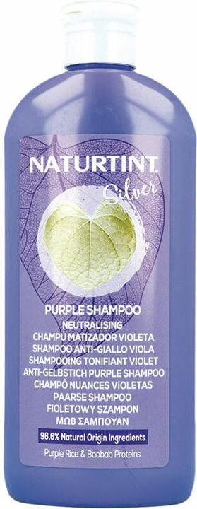 Produktbild Naturtint Violet Colour Shampoo Removes Unwanted Yellowish and Copper Tones on Blonde White and Bleached Hair (330 ml)