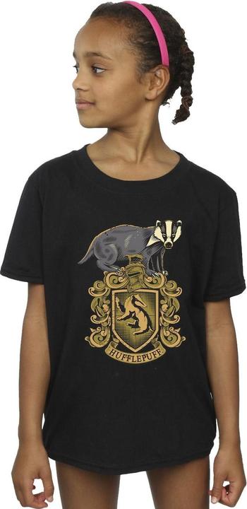 Produktbild Hufflepuff Sketch Crest TShirt Mädchen (140, 146)