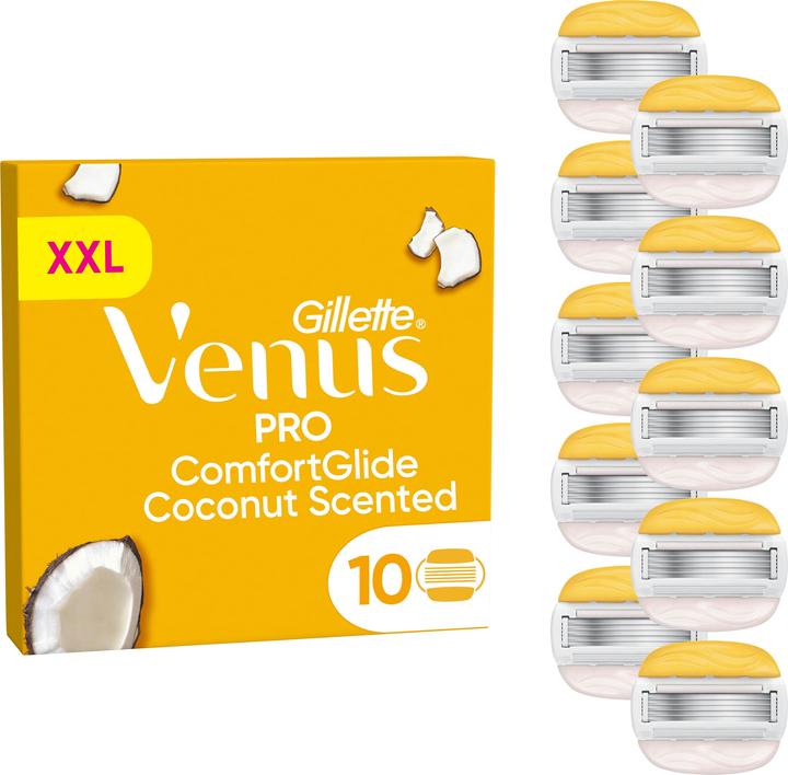 Actual product image Venus Optic Venus - Gillette Venus Pro ComfortGlide Coconut & Olay Razor Blades - Yellow/White - 10 pcs (10 x)