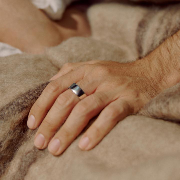 Actual product image Oura Ring 4 (9, Silver)