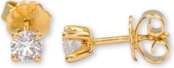 Immagine prodotto Muau Orecchini a perno (Oro giallo 750/18 K Oro giallo)