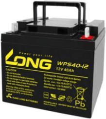 Actual product image Long WPS40-12 WPS40-12 Lead-acid battery 12V 40Ah lead-fleece (AGM) (W x H x D) 199 x 171 x 166mm M6 (12 V, 40 Ah)