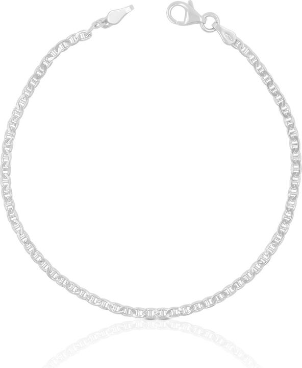 Actual product image Muau Bar armour (19 cm, 750/18K white gold)