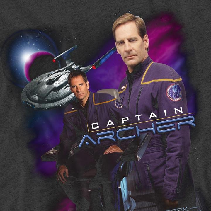 Actual product image Unisex Adult Captain Archer T-Shirt (3XL)
