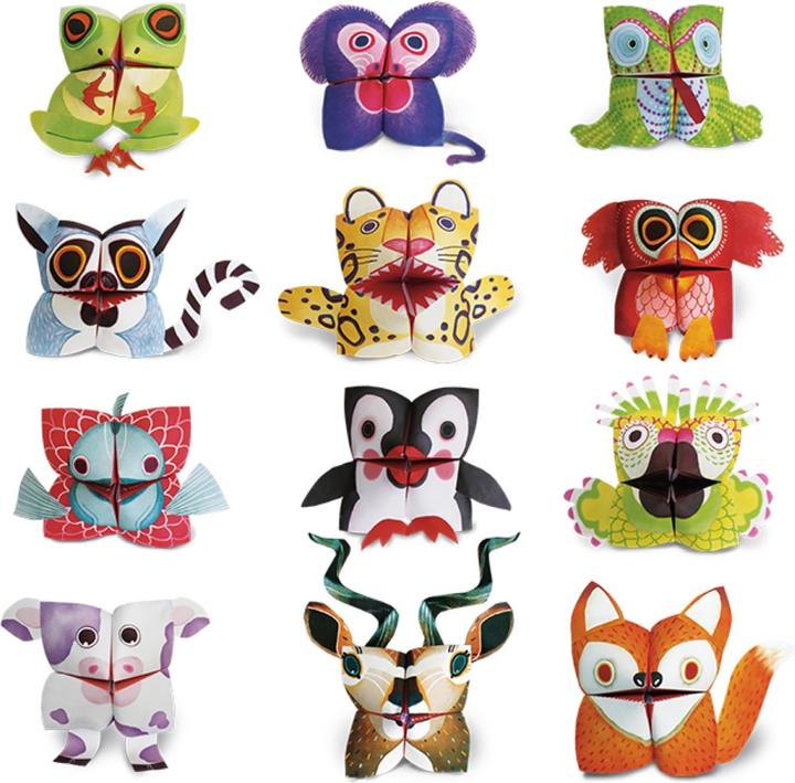 Actual product image Ludattica Easy Origami - Baby animals
