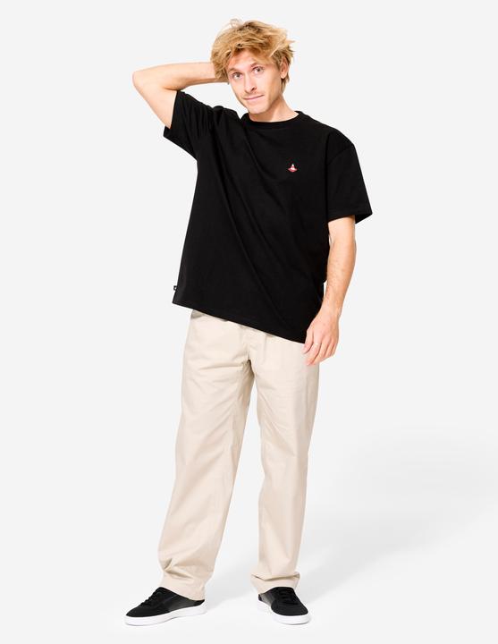 Image du produit Oxelo T-shirt de skateboard manches courtes ts500 trafic noir (XL)