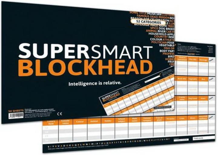 Image du produit Denkriesen Super Smart Blockhead - L'intelligence est relative (Anglais)