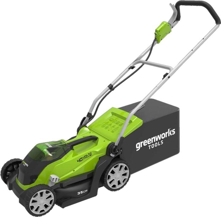 Actual product image Greenworks G40LM35 - 2501907 (Rechargeable battery operated)