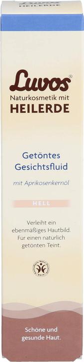 Actual product image Luvos Tinted face fluid light natural cosmetics with healing clay (50 ml, Tinted Day Cream)