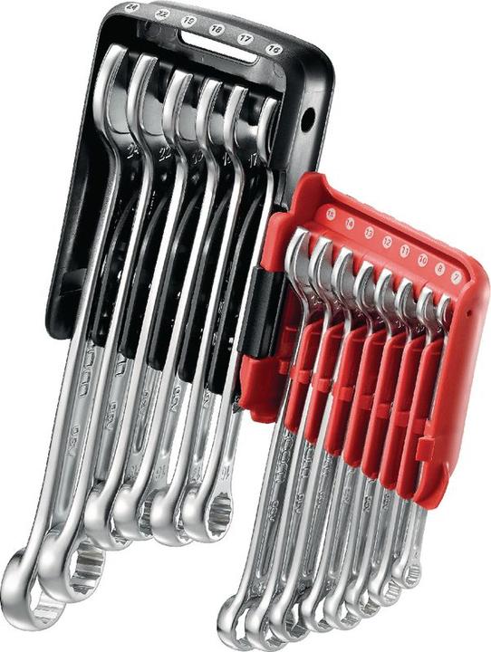 Immagine prodotto Facom Set di chiavi combinate (19 mm, 12 mm, 24 mm, 14 mm, 22 mm, 16 mm, 10 mm, 18 mm, 7 mm, 17 mm, 11 mm, 15 mm, 8 mm, 13 mm)