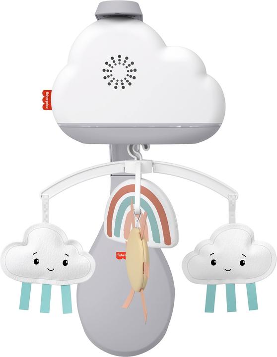 Productafbeelding Fisher-Price Mobiel en muziekdoos voor babybedje Regenboog