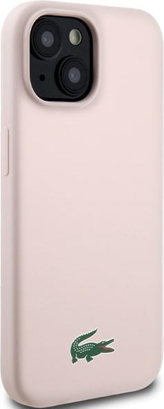 Produktbild Lacoste LCHMP15SSLOI iPhone 15 / 14 / 13 6.1" różowy/pink hardcase Silicone MagSafe (Apple iPhone 15)