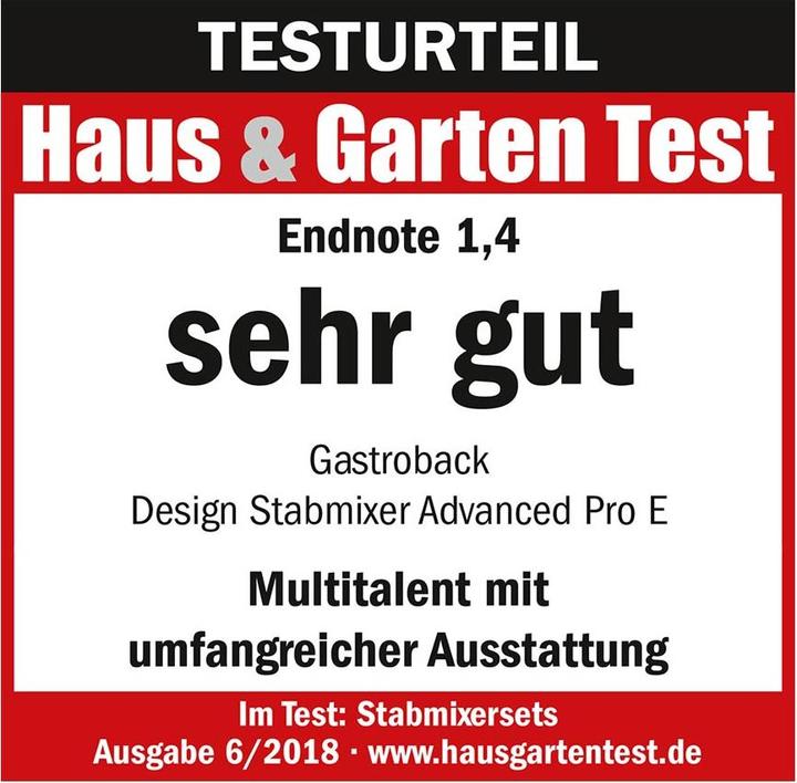 Image du produit Gastroback Pro E avancé (Prise UE)