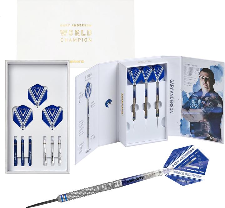 Produktbild Unicorn Phase 5 World Champion Gary Anderson Steel Dart Presentation Box (23 g)