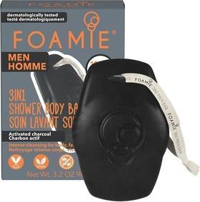 Actual product image Foamie Men's shower soap for face. body and hair What A Man (3 in 1 Shower Body Bar) 90 g
