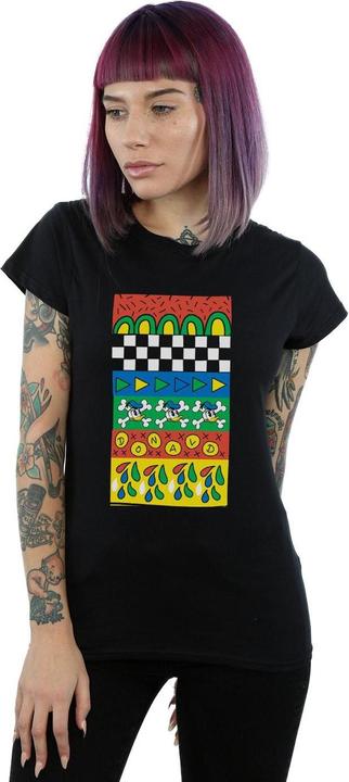 Actual product image Disney Womens/Ladies Donald Duck Vintage Pattern Cotton T-Shirt (L)