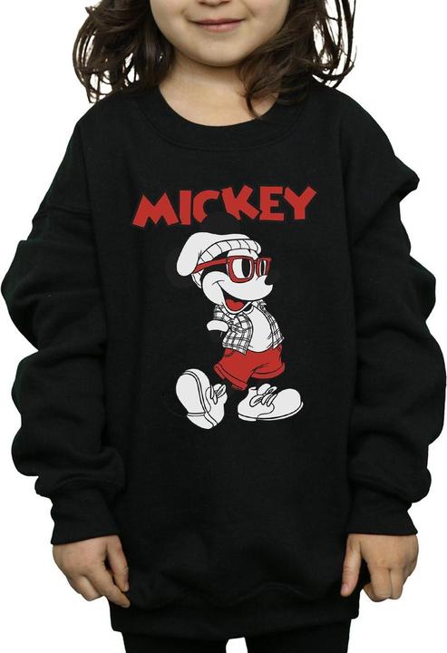 Actual product image Disney Girls Mickey Mouse Hipster Sweatshirt (152, 158)