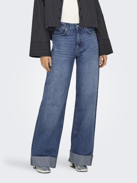 Produktbild Only ONLBROOME Hohe Taille Weiter Beinschnitt Jeans Jeans mit weitem Bein (W32/L34)