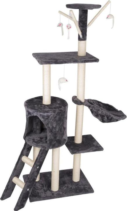 Actual product image Pet Toys Cat tree with viewing platform (140 cm, Charcoal)