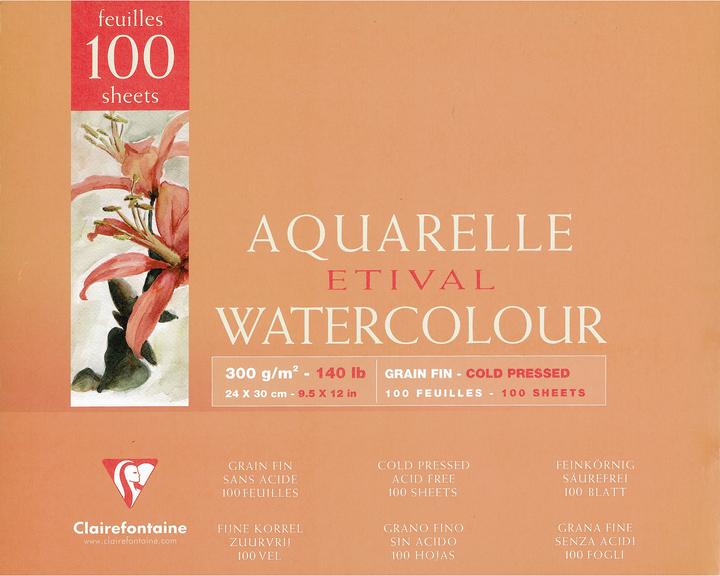 Clairefontaine Moist techniques (300 g/m², 45 x)
