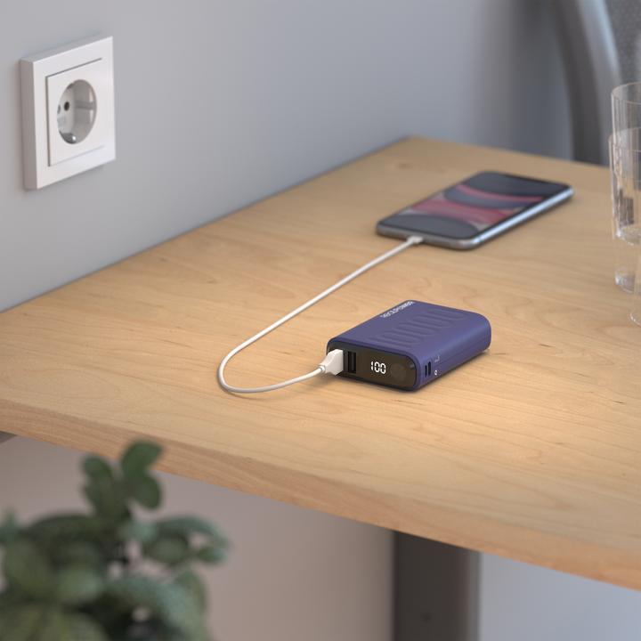 Produktbild RealPower Powerbank PB-10000 PD+ Midnight (10000 mAh, 18 W, 18 Wh)