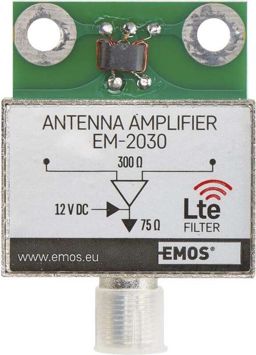 Image du produit Emos Préamplificateur d'antenne 30dB VHF/UHF (Amplificateur)