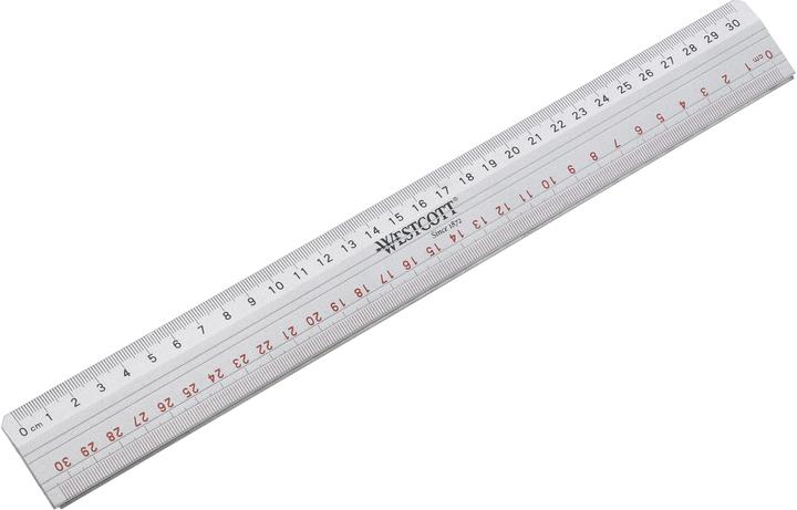 Actual product image Westcott Aluminium cutting rulers (300 mm)
