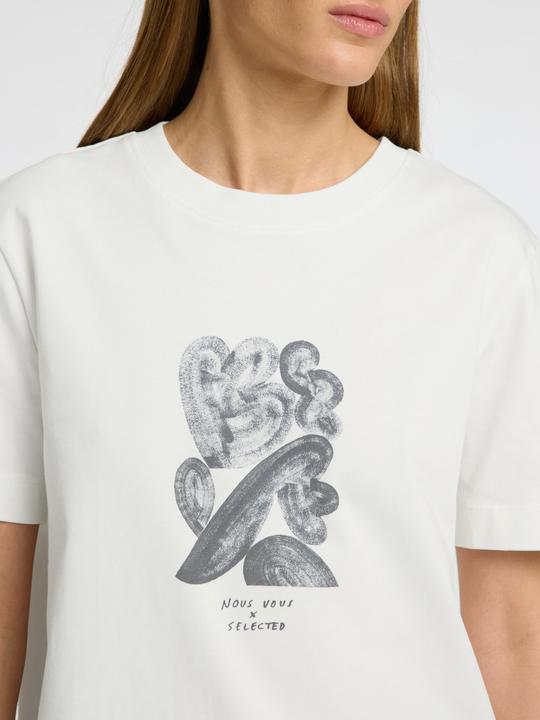 Produktbild Selected Femme Boxy Fit Print T-Shirt (S)