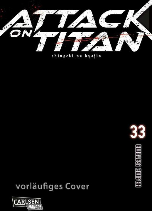 Produktbild Attack on Titan 33 (Deutsch, Hajime Isayama, 2021)
