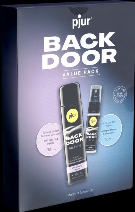 Actual product image Pjur Back Door Set Of Anal Lubricant And Spray (120 ml)