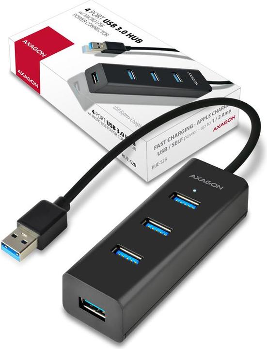Produktbild Axagon HUE-S2B (USB-C, 4 Ports)