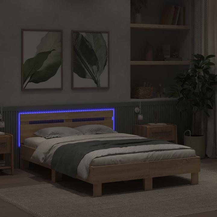 Immagine prodotto VidaXL Giroletto con testiera con illuminazione a LED 120 x 190 cm (120 x 190 cm)