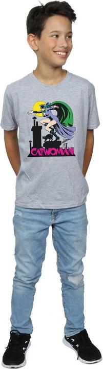 Image du produit - T-shirt CATWOMAN TEXT LOGO - Garçon (140, 146)