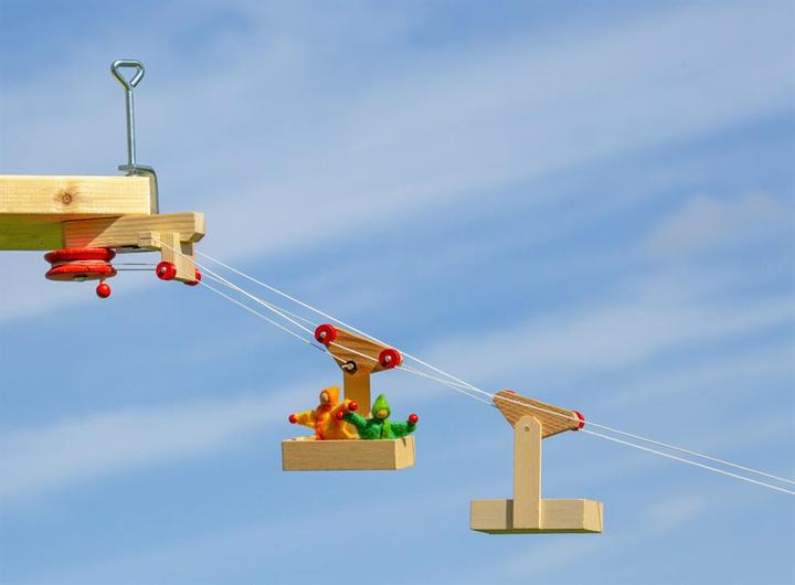 Produktbild Kraul Mini-Seilbahn - 2 Wagen mit Seil