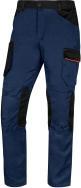 Immagine prodotto Deltaplus Pantaloni da lavoro stretch MACH2 V3, blu/arancio, taglia L (L)