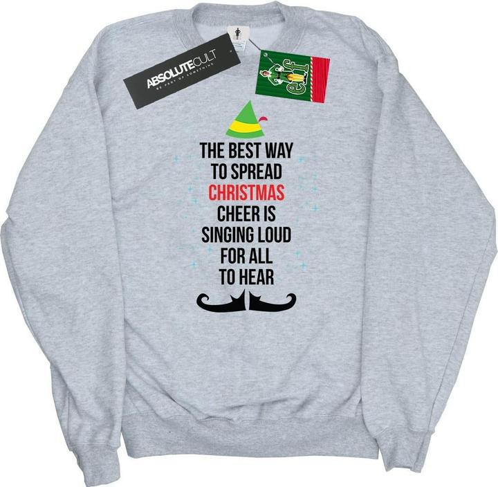 Produktbild Elf Christmas Cheer Text Sweatshirt (S)