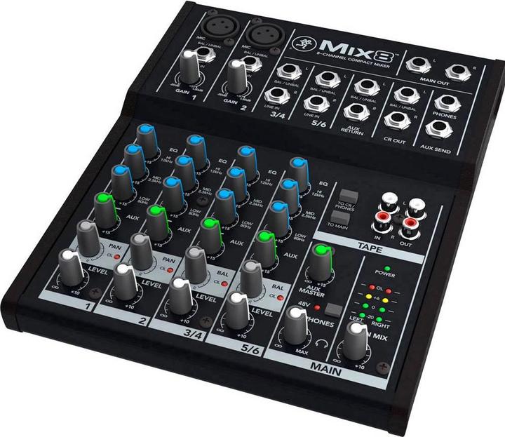 Image du produit Mackie Mix8 (Studio et mixeur live)