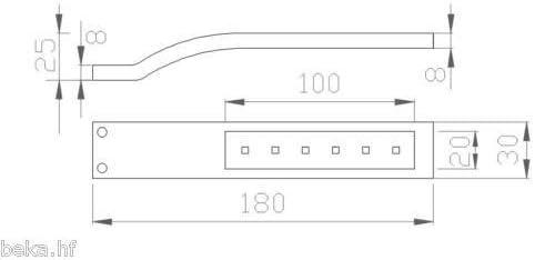 Produktbild Kalb Material für Möbel LED Aufbauleuchte Schrankbeleuchtung-Set