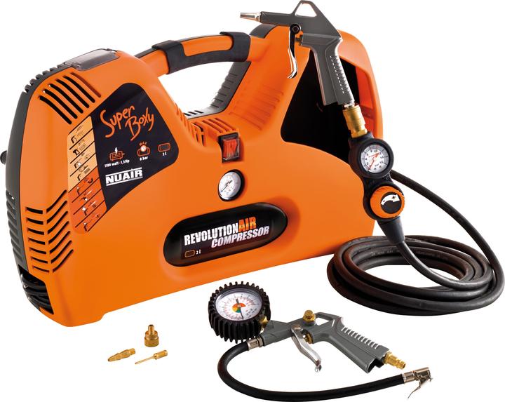 Produktbild Nuair Druckluft-Kompressor 2 l 8 bar (8 Bar, 2 l)