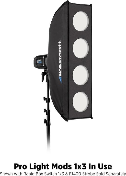 Actual product image Westcott Pro Light Mods 1x3