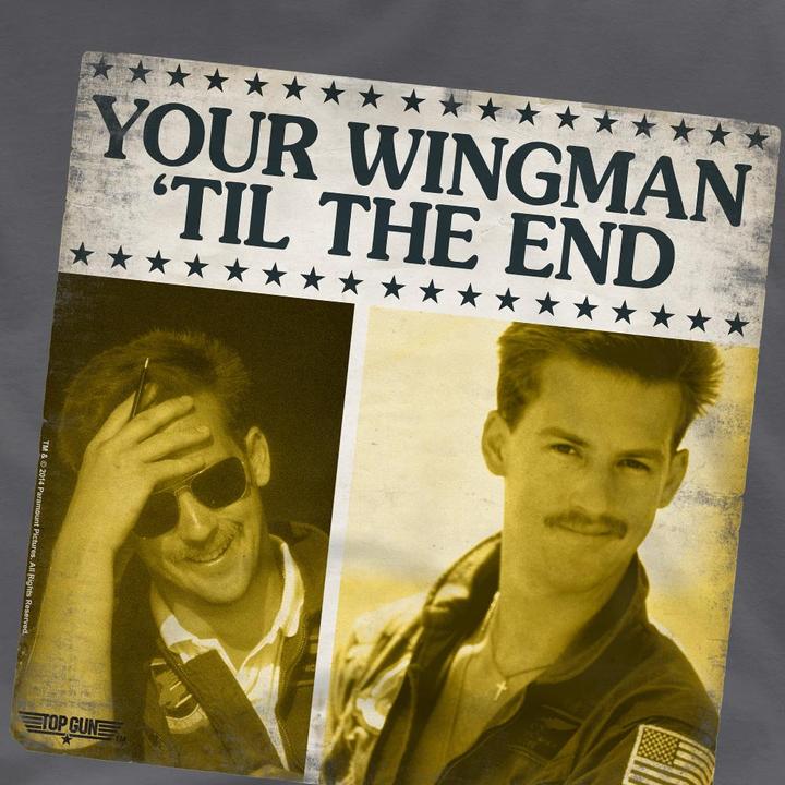 Actual product image Top Gun Mens Til The End T-Shirt (M)