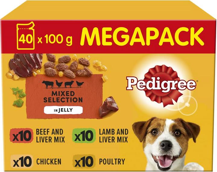 Immagine prodotto Pedigree Borsa in gelatina (Adulto, 40 pz., 4000 g)