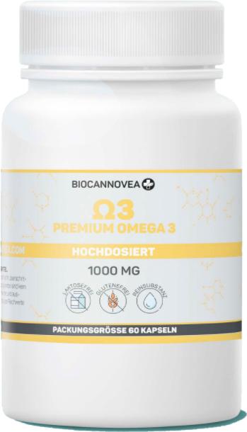 Produktbild Biocannovea Omega 3 Kaps (60 Stück, Kapseln, 116 g)