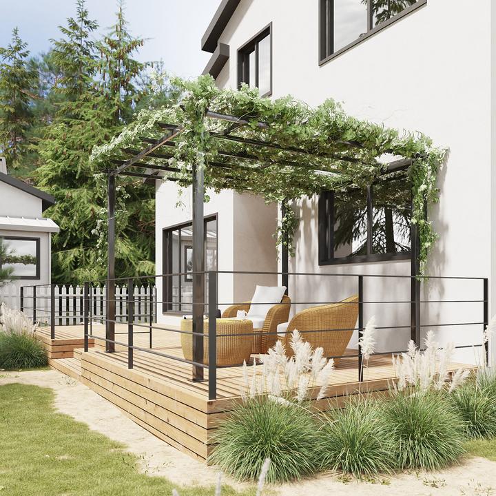 Produktbild Outsunny Rosenpavillon (300 cm, 300 cm)