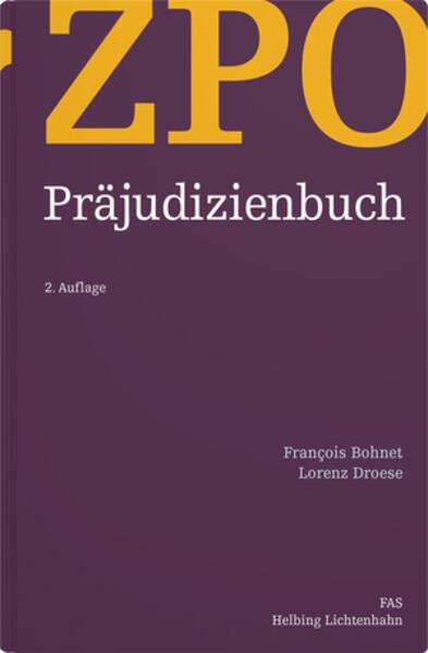 Immagine prodotto Präjudizienbuch ZPO (Tedesco, François Bohnet, Lorenz Droese, 2023)