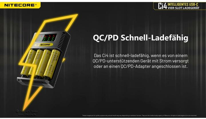 Produktbild Nitecore USB-C Ladegerät CI4