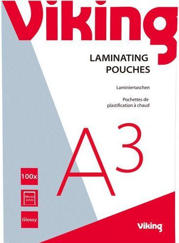 Office Depot Laminating pouches A3 100 pieces (A3, 100 Piece, 250 µm)